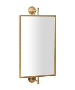 Grayson Lane 14-in x 28-in Rectangle Gold Contemporary Framed Wall Mirror -GRAYSON LANE shop 330940768 AlternateImage5 l