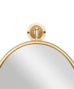 Grayson Lane 15-in x 29-in Oval Gold Contemporary Framed Wall Mirror 3 Grayson Lane 15-in x 29-in Oval Gold Contemporary Framed Wall Mirror -GRAYSON LANE shop 330940769 AlternateImage4 l