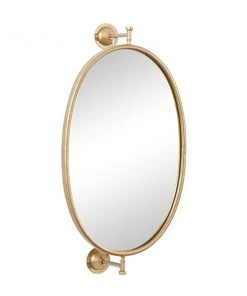 Grayson Lane 15-in x 29-in Oval Gold Contemporary Framed Wall Mirror 4 Grayson Lane 15-in x 29-in Oval Gold Contemporary Framed Wall Mirror -GRAYSON LANE shop 330940769 AlternateImage5 l