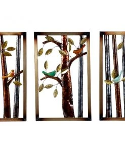 Grayson Lane 44-in x 32-in Multicoloured Tin Farmhouse Floral Wall Decor - Set of 3 -GRAYSON LANE shop 330940771 AlternateImage7 l