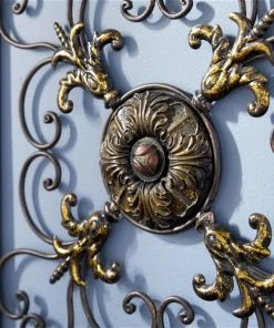 Grayson Lane 16-in x 16-in Brown Metal Rustic Wall Decor - Set of 4 -GRAYSON LANE shop 330940773 AlternateImage3 l