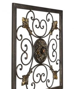 Grayson Lane 16-in x 16-in Brown Metal Rustic Wall Decor - Set of 4 -GRAYSON LANE shop 330940773 AlternateImage5 l