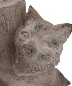 GRAYSON LANE Greyson Lane 15.25-in x 14.25-in Brown Fox Garden Statue -GRAYSON LANE shop 330940779 AlternateImage3 l