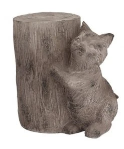 GRAYSON LANE Greyson Lane 15.25-in x 14.25-in Brown Fox Garden Statue