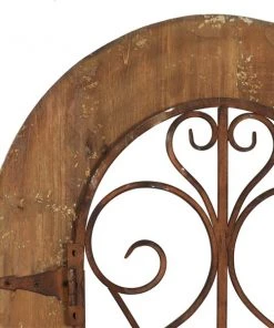 Grayson Lane 38-in x 20-in Brown Metal Rustic Ornamental Wall Decor -GRAYSON LANE shop 330940783 AlternateImage5 l
