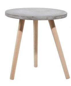 Grayson Lane 18-in x 17-in Grey Composite Round Accent Table -GRAYSON LANE shop 330940796 AlternateImage5 l