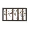 Grayson Lane 36-in x 20-in Black Tin Farmhouse Birds Wall Decor