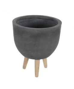 Grayson Lane 15-in x 16-in Contemporary Grey Clay Planters - Set of 3 -GRAYSON LANE shop 330940804 AlternateImage6 l