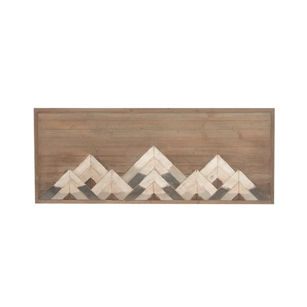 Grayson Lane 15-in x 39-in Brown Wooden Farmhouse Abstract Wall Decor 1 Grayson Lane 15-in x 39-in Brown Wooden Farmhouse Abstract Wall Decor