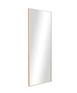 Grayson Lane 36-in x 14-in Rectangle Gold Contemporary Framed Wall Mirror -GRAYSON LANE shop 330940818 AlternateImage5 l