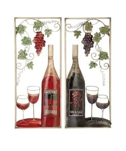 Grayson Lane 13-in x 32-in Traditional Wall Decor in Gold Metal - Set of 2 -GRAYSON LANE shop 330940827 AlternateImage7 l