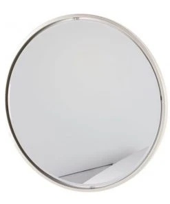 Grayson Lane 30-in x 30-in Round Silver Contemporary Framed Wall Mirror -GRAYSON LANE shop 330940829 AlternateImage5 l