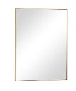 Grayson Lane 24-in x 18-in Rectangle Gold Contemporary Framed Wall Mirror -GRAYSON LANE shop 330940845 AlternateImage5 l