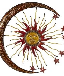 Grayson Lane 36-in Rustic Wall Decor in Gold Metal