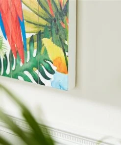 Grayson Lane 30-in x 30-in Green Wooden Eclectic Animals Wall Art -GRAYSON LANE shop 330940851 AlternateImage4 l