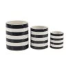 Grayson Lane 10-in x 12-in Black Stone Planters - Set of 3