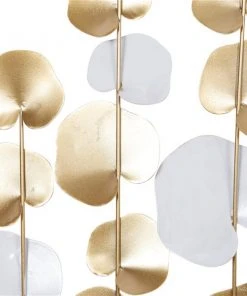 Grayson Lane 12-in x 33.5-in Gold Metal Modern Floral Wall Decor - Set of 2 7 Grayson Lane 12-in x 33.5-in Gold Metal Modern Floral Wall Decor - Set of 2 -GRAYSON LANE shop 330940869 AlternateImage5 l