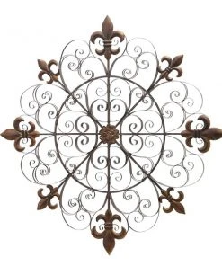 Grayson Lane 42-in Brown Metal Rustic Wall Decor