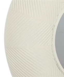 Grayson Lane 35-in x 35-in Round White Bohemian Framed Wall Mirror -GRAYSON LANE shop 330940895 AlternateImage3 l