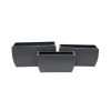 Grayson Lane 19.70-in x 9.90-in Grey Metal Planters - Set of 3