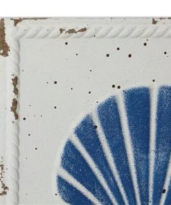 Grayson Lane 12-in x 12-in White Metal Coastal Wall Decor - Set of 4 -GRAYSON LANE shop 330940905 AlternateImage5 l