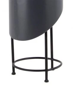 Grayson Lane 11-in x 33-in Black Metal Planters - Set of 2 -GRAYSON LANE shop 330940922 AlternateImage3 l