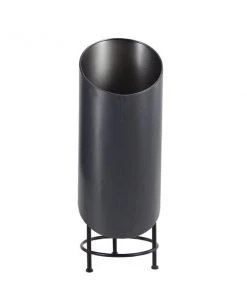 Grayson Lane 11-in x 33-in Black Metal Planters - Set of 2 -GRAYSON LANE shop 330940922 AlternateImage5 l