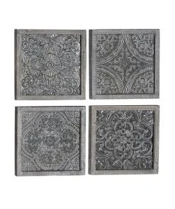 Grayson Lane 18-in x 18-in Farmhouse Wall Decor in Brown Metal - Set of 4 -GRAYSON LANE shop 330940928 AlternateImage7 l