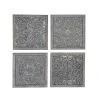 Grayson Lane 18-in x 18-in Farmhouse Wall Decor in Brown Metal - Set of 4