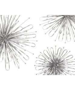 Grayson Lane 16-in x 20-in x 24-in Silver Metal Contemporary Wall Decor - Set of 3 -GRAYSON LANE shop 330940934 AlternateImage5 l