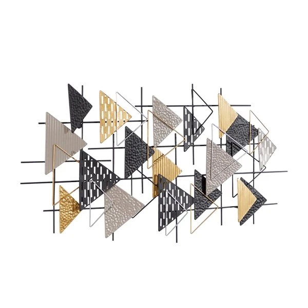 Grayson Lane 21-in x 42-in x 2-in Black Metal Contemporary Wall Decor 5 Grayson Lane 21-in x 42-in x 2-in Black Metal Contemporary Wall Decor - Image 5