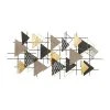 Grayson Lane 21-in x 42-in x 2-in Black Metal Contemporary Wall Decor