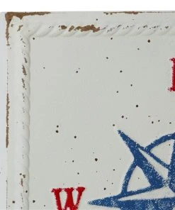 Grayson Lane 12-in x 12-in White Metal Coastal Wall Decor - Set of 2 -GRAYSON LANE shop 330940949 AlternateImage6 l