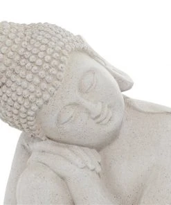 GRAYSON LANE Greyson Lane 20-in x 13-in Grey Buddha Garden Statue -GRAYSON LANE shop 330940978 AlternateImage3 l