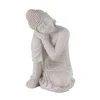 GRAYSON LANE Greyson Lane 20-in x 13-in Grey Buddha Garden Statue