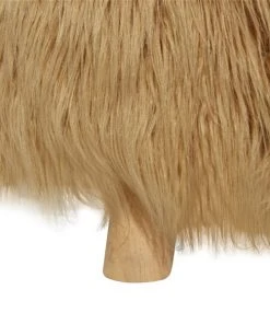 Grayson Lane Modern Brown Fabric Round Ottoman 8 Grayson Lane Modern Brown Fabric Round Ottoman -GRAYSON LANE shop 330940985 AlternateImage4 l