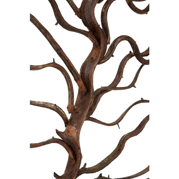Grayson Lane 36-in x 24-in Black Teak Wooden Rustic Wall Decor 3 Grayson Lane 36-in x 24-in Black Teak Wooden Rustic Wall Decor - Image 3