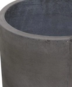 Grayson Lane 9.90-in x 13.05-in Grey Ceramic Planters - Set of 2 -GRAYSON LANE shop 330940995 AlternateImage3 l