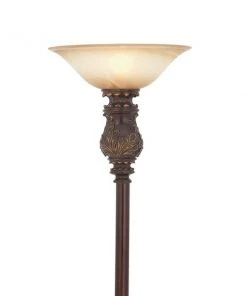 Grayson Lane 70-in x 15-in Brown Metal Traditional Torchiere Lamp -GRAYSON LANE shop 330940998 AlternateImage3 l