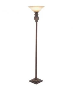 Grayson Lane 70-in x 15-in Brown Metal Traditional Torchiere Lamp -GRAYSON LANE shop 330940998 AlternateImage5 l