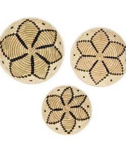 Grayson Lane 20-in x 18-in x 15-in Brown Wooden Boho Style Wall Decor - Set of 3