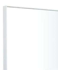 Grayson Lane 24-in x 18-in Rectangle White Contemporary Framed Wall Mirror -GRAYSON LANE shop 330941002 AlternateImage3 l
