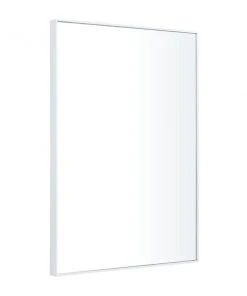 Grayson Lane 24-in x 18-in Rectangle White Contemporary Framed Wall Mirror -GRAYSON LANE shop 330941002 AlternateImage5 l