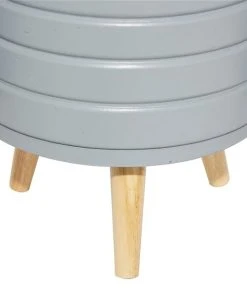 Grayson Lane 9.90-in x 14.45-in Grey Ceramic Planters - Set of 3 -GRAYSON LANE shop 330941008 AlternateImage3 l