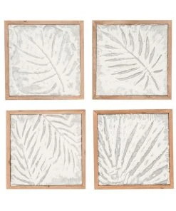 Grayson Lane 11-in x 11-in Brown Metal Farmhouse Floral Wall Decor - Set of 4 -GRAYSON LANE shop 330941010 AlternateImage7 l