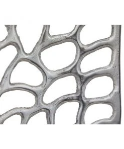 Grayson Lane 9-in x 32-in Silver Aluminum Modern Abstract Wall Decor - Set of 2 -GRAYSON LANE shop 330941015 AlternateImage5 l