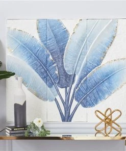Grayson Lane 37-in x 43-in Blue Metal Coastal Style Wall Decor -GRAYSON LANE shop 330941017 AlternateImage2 l