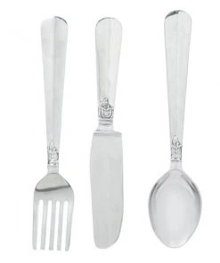 Grayson Lane 35-in x 8-in Silver Aluminum Traditional Wall Decor - Set of 3