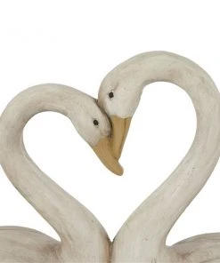 GRAYSON LANE Greyson Lane 16.95-in x 32.25-in White Swan Animal Garden Statue -GRAYSON LANE shop 330941048 AlternateImage4 l