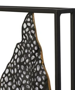 Grayson Lane 26-in x 38-in x 3-in Black Metal Contemporary Wall Decor -GRAYSON LANE shop 330941051 AlternateImage5 l